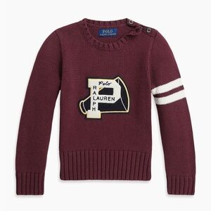 Polo Ralph Lauren Little Girl’s Cotton Varsity Sweater